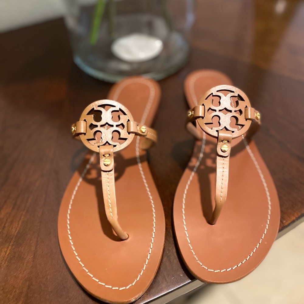 Tory Burch, Mini Miller Sandal, Vegan Leather, Size 9.5
